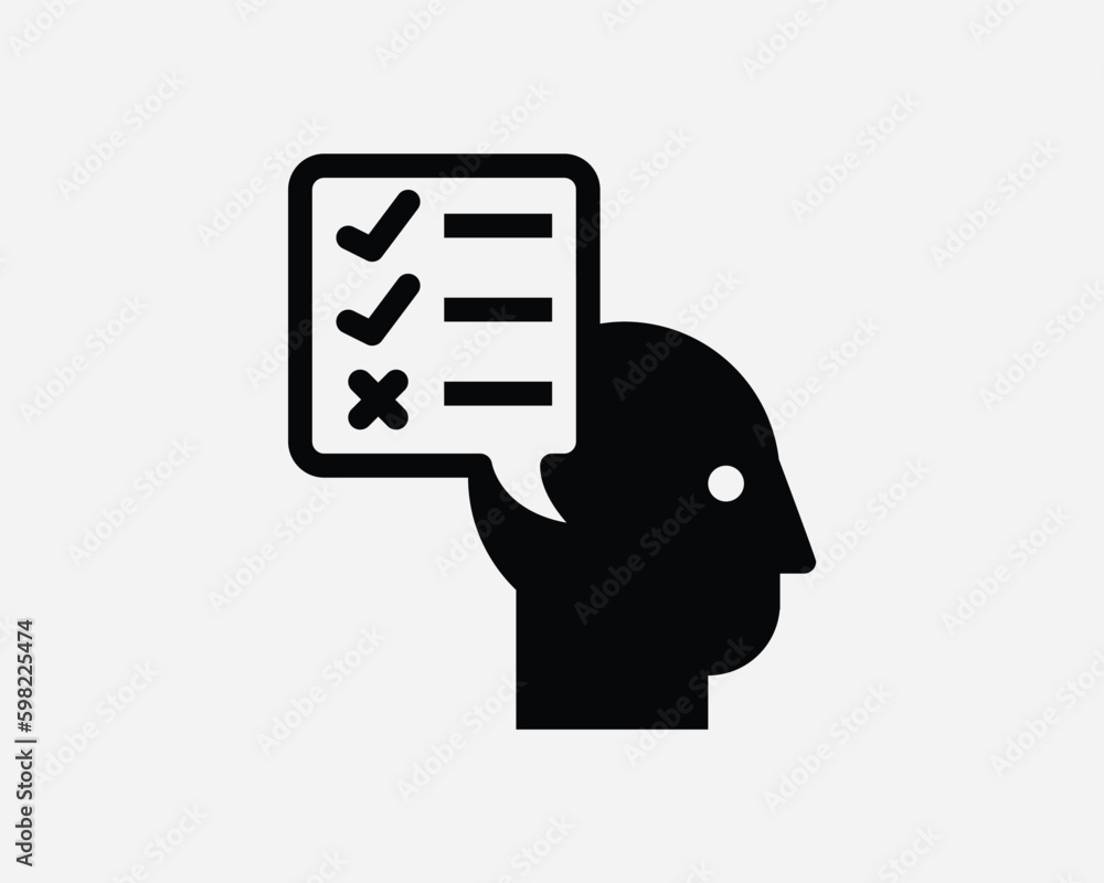 Questionnaire Interview Icon. Checklist Chheck List Survey Report ...