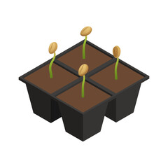 Sticker - Coffee Sprouts Icon