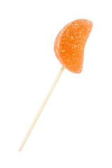 Poster - Orange lollipop isolated