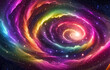 © lord_photon - abstract spiral nebula in far space background with generative AI technology