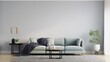 © RocknRoller Studios - Modern Interior Design Background. Contemporary Living Room. Generative AI.