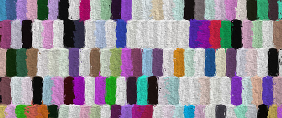 Wall Mural - colorful abstract mosaic with a rough texture background. colored square pattern background. picture