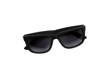 Black sunglasses isolated no background