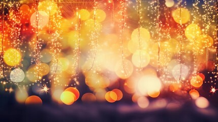 Wall Mural - shine confetti background. illustration ai generative