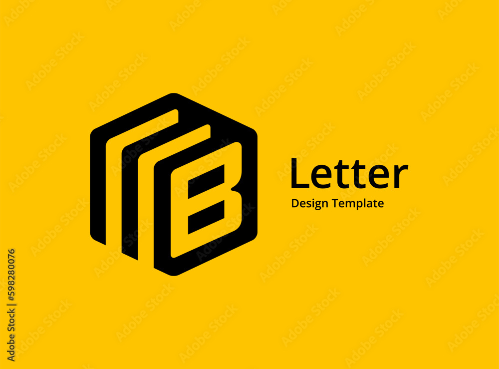 Letter B logo icon design template elements Stock Vector | Adobe Stock