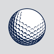 Golf Ball Vector Design