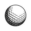 golf ball vector design