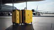 © Руслан Хайруллин - Suitcases in airport. Travel concept , generative ai