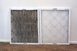 © Rix Pix - Comparison of clean and heater dirty air conditioning filters