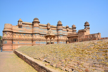 Gwalior Fort commonly known as the Gwaliiyar Qila. The fort has existed at least since the 10th century