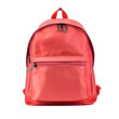© olegganko - School backpack isolated. Illustration AI Generative.