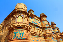 Gwalior Fort Commonly Known As The Gwaliiyar Qila. The Fort Has Existed At Least Since The 10th Century