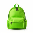 © olegganko - School backpack isolated. Illustration AI Generative.