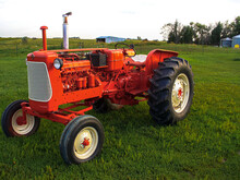Old Red Tractor. North Dakota.