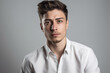 © wetzkaz - young adult man portrait. Generative AI