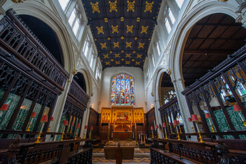 Wall Mural - St Margaret's Church altar next to Westminster Abbey in city of Westminster, London, England, UK. 