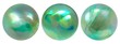 © avextra - Green pearl set. White background isolated.