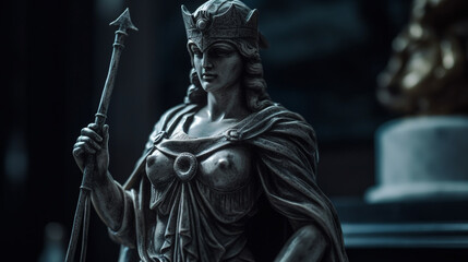 goddess of justice. Generative AI