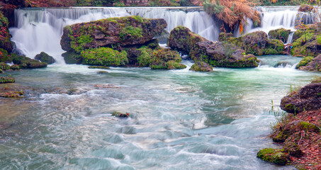Poster - Amazing sunset over the Tarsus waterfall - Tarsus, Turkey