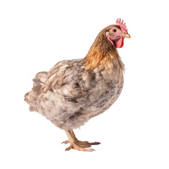 Wall Mural - chicken isolated on white