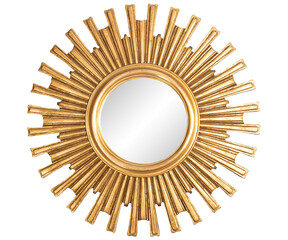 image of classic round sunburst mirror
