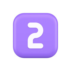 Wall Mural - two character button numeral cyberspace calculation service 3d realistic icon