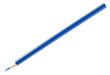 Blue pencil sharpened, isolated on transparent background