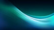 Leinwandbild Motiv Digital technology green blue geometric curve abstract poster web page PPT background