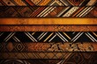 Patterned background with African patterns, African colors, culture concept. Generative AI