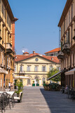 Fototapeta Uliczki - View of Saluzzo, Cuneo, Piedmont, Italy
