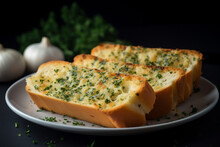 Delicious Garlic Breads Generative AI