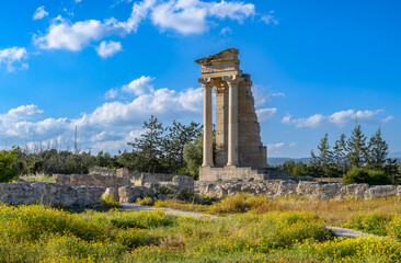 Wall Mural - Ruins of  Sanctuary of Apollo Hylates, ancient monument in Cyprus