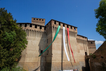 Wall Mural - castles of parma montechiarugolo and torrechiara ancient medieval fortresses