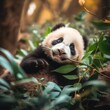 © Enzo - panda, bear, animal, china, bamboo, giant, mammal, zoo, white, black, cute, endangered, wildlife, giant panda, nature, wild, eating, asia, rare, species, chengdu, fur, forest, tree, cub