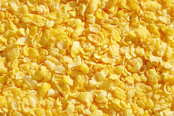 Wall Mural - Corn flakes background