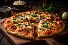 Delicious Chicken Tikka Pizza - A Tasty Homemade Meal For Lunch Or Dinner