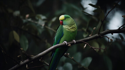 Wall Mural - green winged macaw