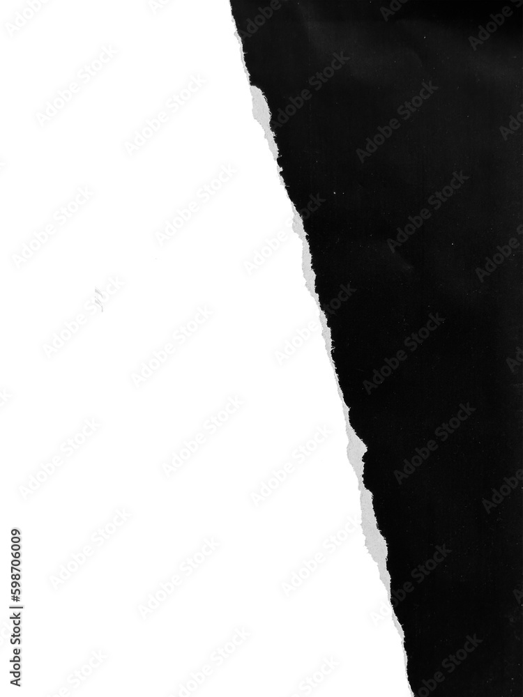 Black Paper Ripping Real Captured Black Ripped Paper Elements Stock Photo | Adobe Stock