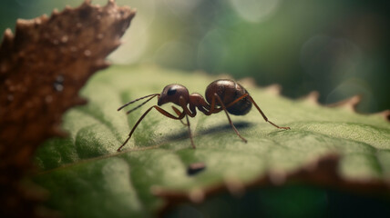 Canvas Print - ant on the ground