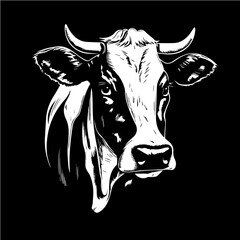 Wall Mural - Cow Vector