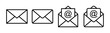 © OLIVEIA - Mail icon vector illustration. email sign and symbol. E-mail icon. Envelope icon