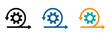 © david - Agile vector flat icons set