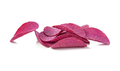 Sticker - potato chips isolated on a white background