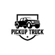 Pickup Truck Emblem logo inspiration, car, adventure, auction