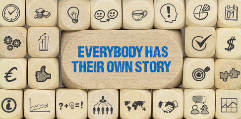 Canvas Print - Everybody has their own story	