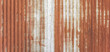 Old galvanized sheet with rust can be use as background