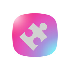 Sticker - Puzzle - Pictogram (icon) 