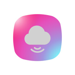 Sticker - Cloud Sharing - Pictogram (icon) 