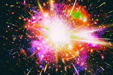 Wall Mural - pulsar. the elements of this image furnished by nasa.