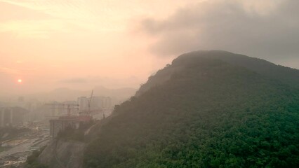 Wall Mural - the view of Tai Sheung Tok, hong kong April 28 2023